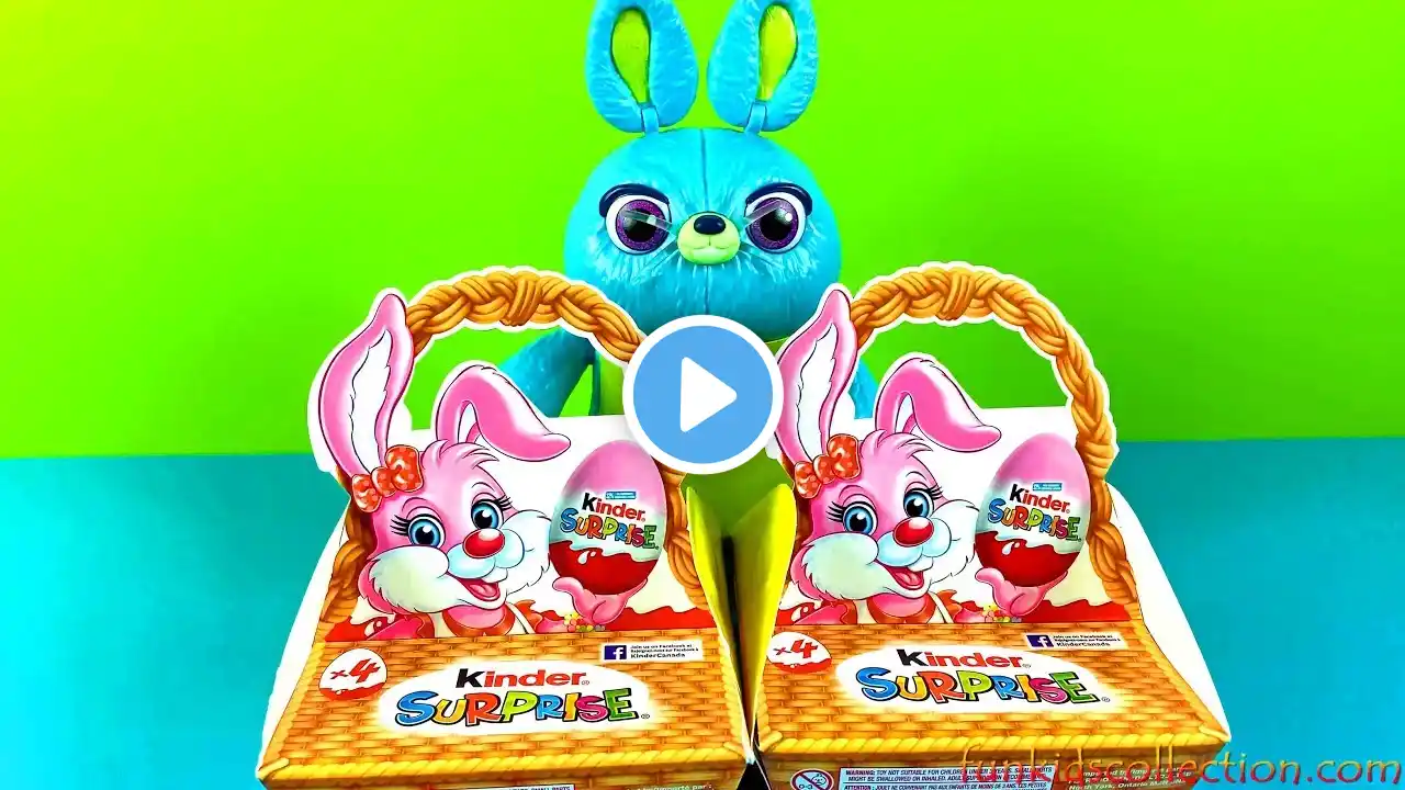 Kinder Easter Bunny Basket with Kinder Eggs Surprises | Kinder Easter Eggs Basket New Surprise Toys