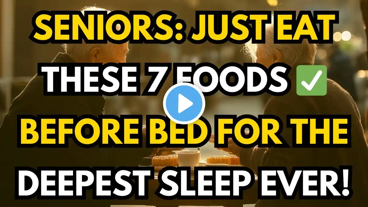 BEST FOODS FOR DEEP SLEEP: EAT THESE 7 FOODS BEFORE BED & SLEEP BETTER TONIGHT! | WISE ELDERS