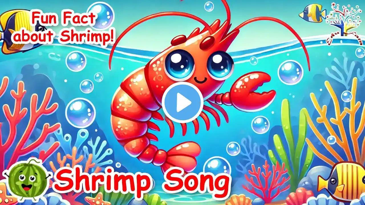 The Animal Sounds Song || Shrimp || Kids Nursery Rhymes | Best Learning Song For Kids |  EduFam ~