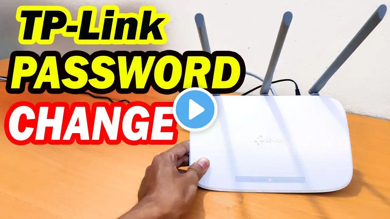 TP-Link Router WiFi Password Change Easy and Quick Technique