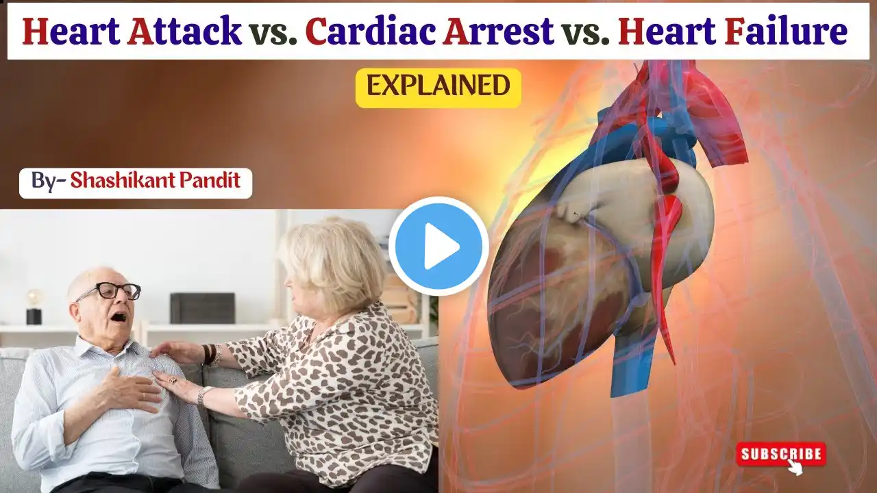 Heart Attack vs. Cardiac Arrest vs. Heart Failure: Understanding the Differences | NEET | Biology |