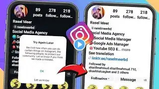 How To Fix Can't Follow On Instagram | We Limit How Often You Can Do Certain Things On Instagram