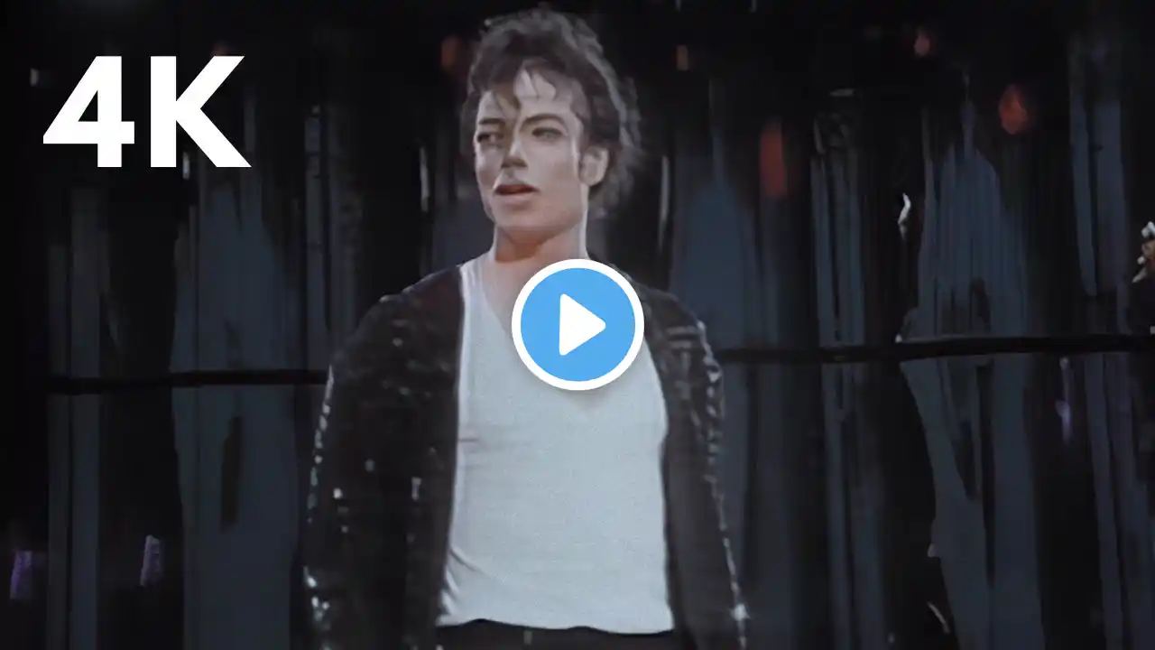 Michael Jackson - Billie Jean (Live Cologne 1992) (4K Remastered)