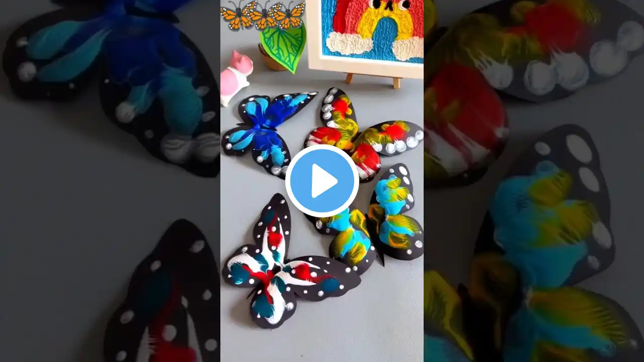 DIY Make Paper Butterfly 🦋 #satisfying #origami #sigmaboy #school #shorts #shortvideo #diy #trending