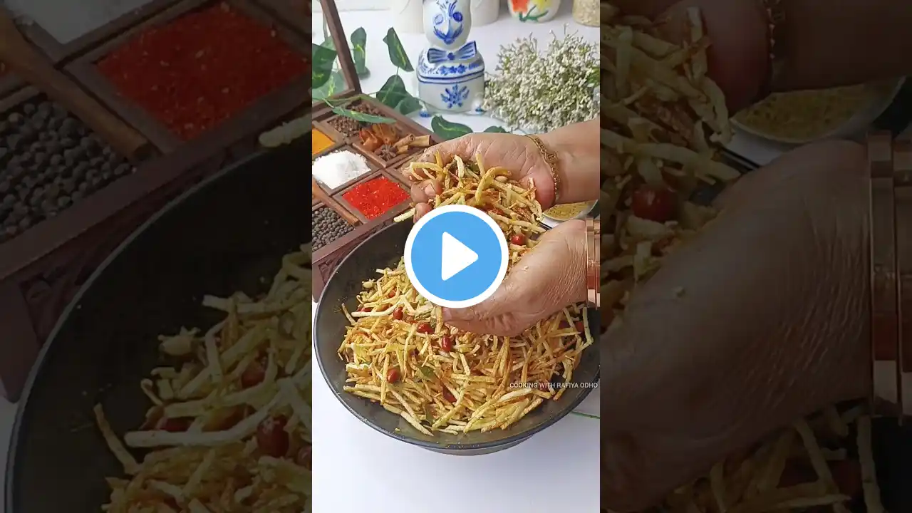 Aloo Lachha Namkeen 🔥| Iftar Recipes | Teatime Snacks Recipes | 10 Minutes Recipes, Potato snacks
