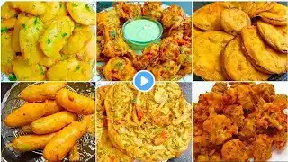 7 Days Pakora Recipes For Iftar(Ramadan special) Aloo Pakora|Mix veg Pakora|Nan Pakora