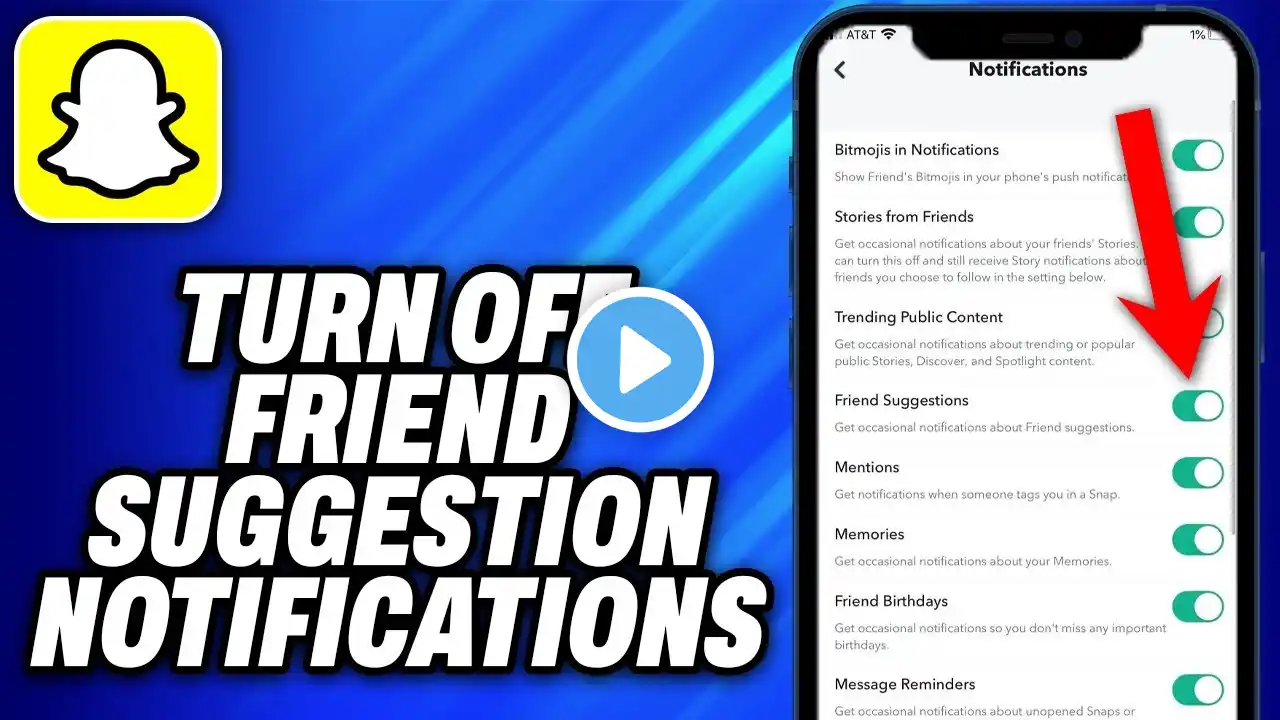 How To Turn Off Snapchat Friend Suggestion Notifications on iPhone & Android (2025) - Easy Fix