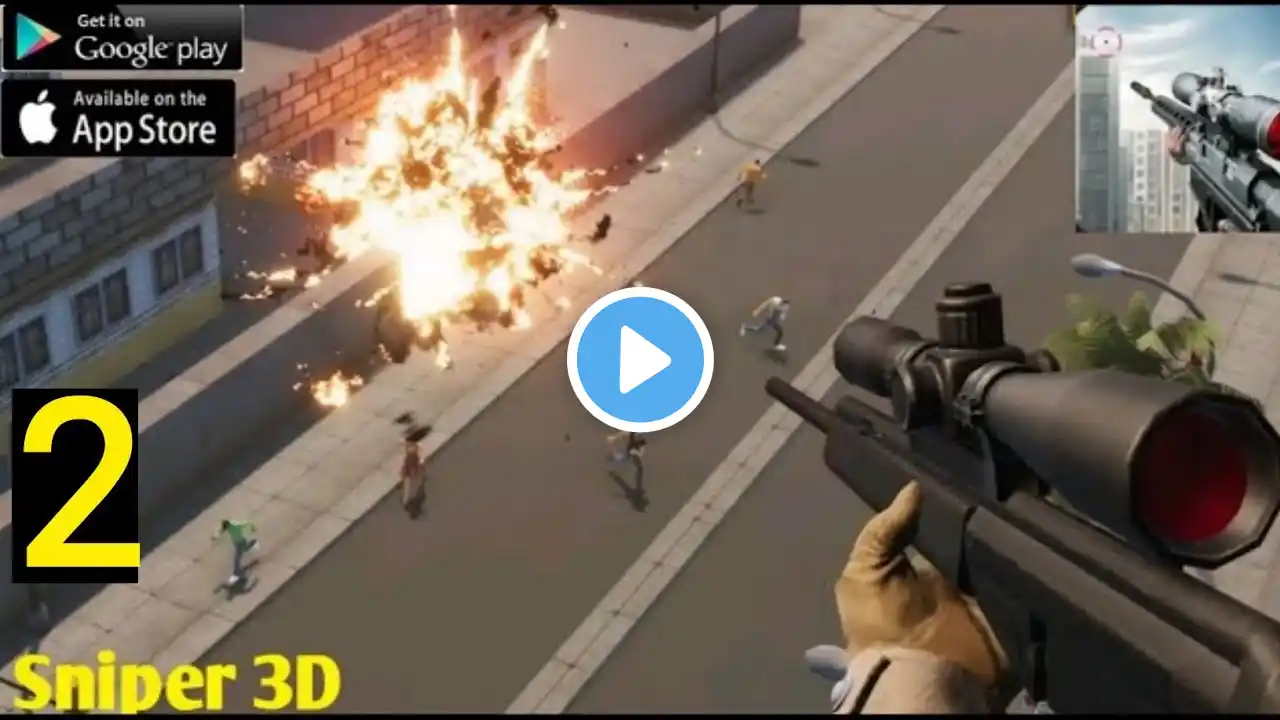Sniper 3D Fun Free Online FPS Shooting Game Android Gameplay #bkgaming31