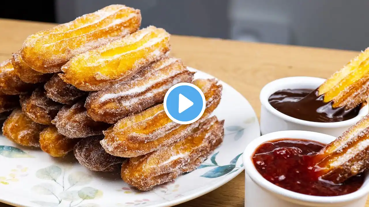 How to make Churros with Hot Chocolate at home