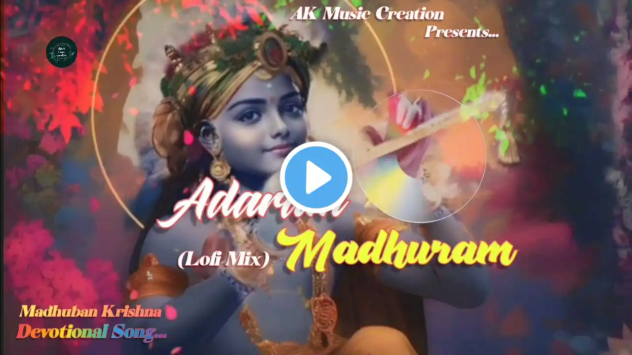 Adharam Madhuram(Lofi Mix)| Krishna Songs| Ashokmusiccreation2|Bollywood Song