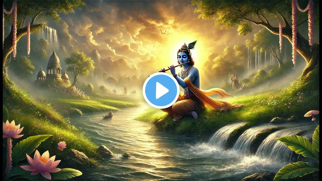 Divine Flute Meditation | Soothing Krishna Melodies for Inner Peace | Spiritual Meditational Music |