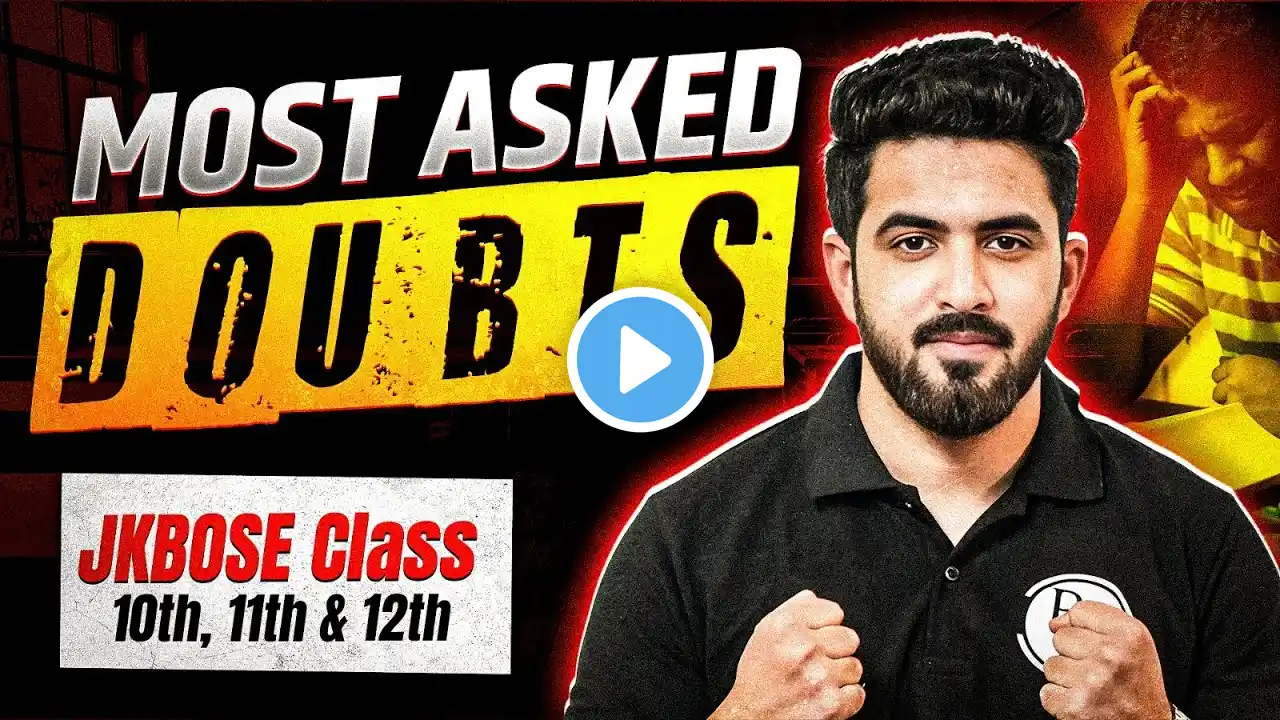 A Must Watch For All Class 10th, 11th & 12th Students😱 | JKBOSE Board Exams