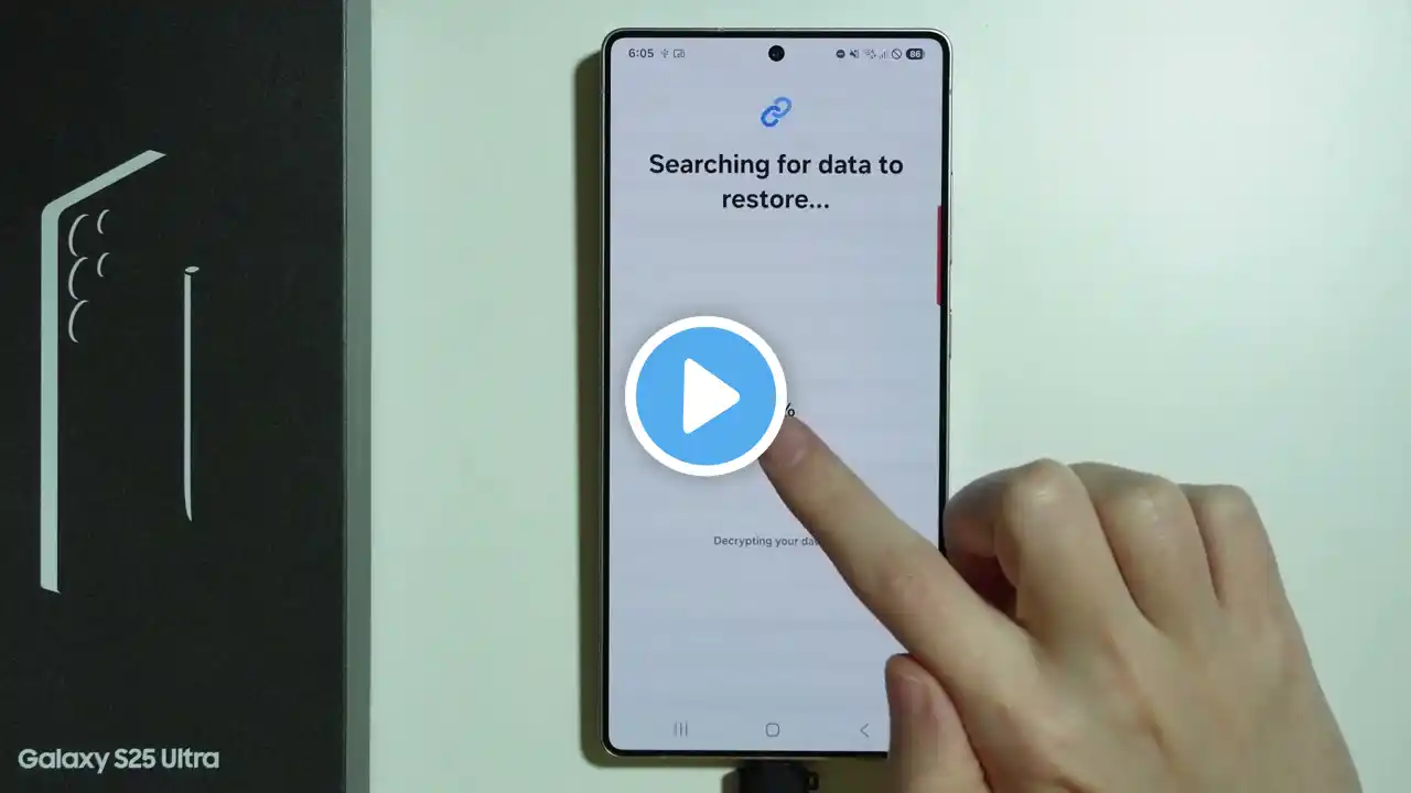 Samsung Galaxy S25 Ultra: How to Restore Back Up from USB Device (USB Flash Drive)