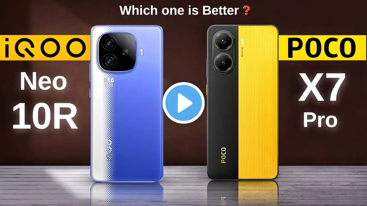 POCO X7 Pro vs iQOO Neo 10R : Full Comparison⚡Which One Is Better?