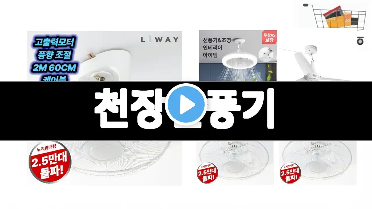 천장선풍기 추천 BEST 3 가전 인기상품 3ㅣ추천템ㅣ생활 꿀템ㅣ