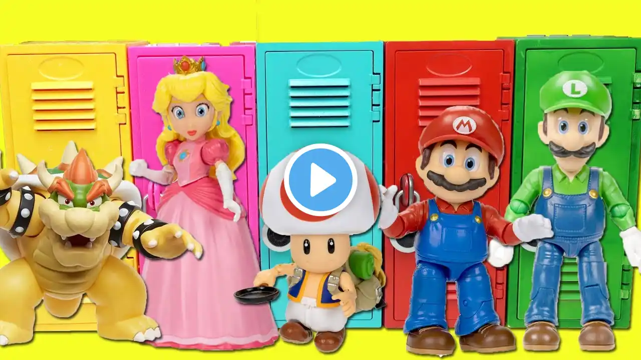 The Super Mario Bros Movie DIY Custom Back to School Locker Organization COMPILATION!