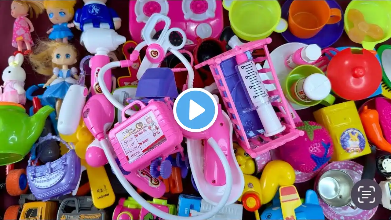 6:38 Minutes Satisfying With Unboxing Hello Kitty Kitchen Set🧸| Cute Tiny Mini Kitchen Set ASMR