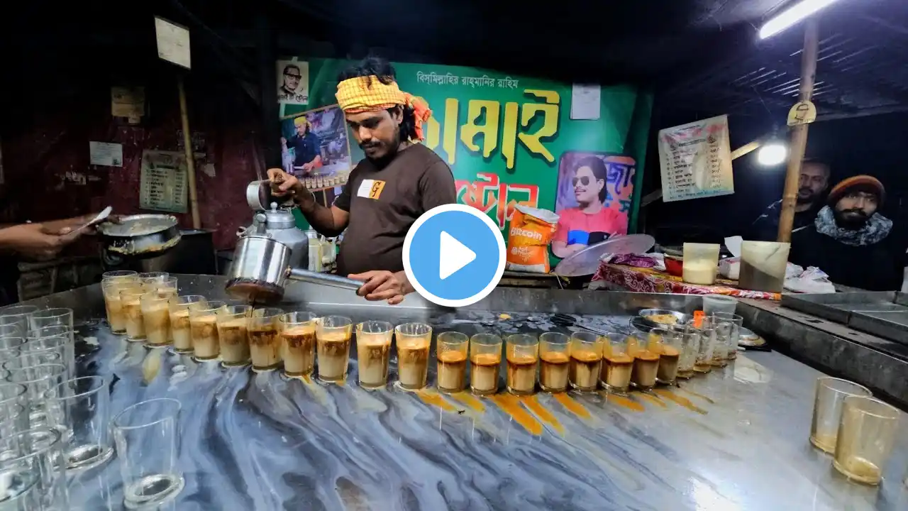 "Inside Bangladesh’s Famous Tea Stalls: Malai Chai, Street Food, and Unique Chai Recipes"