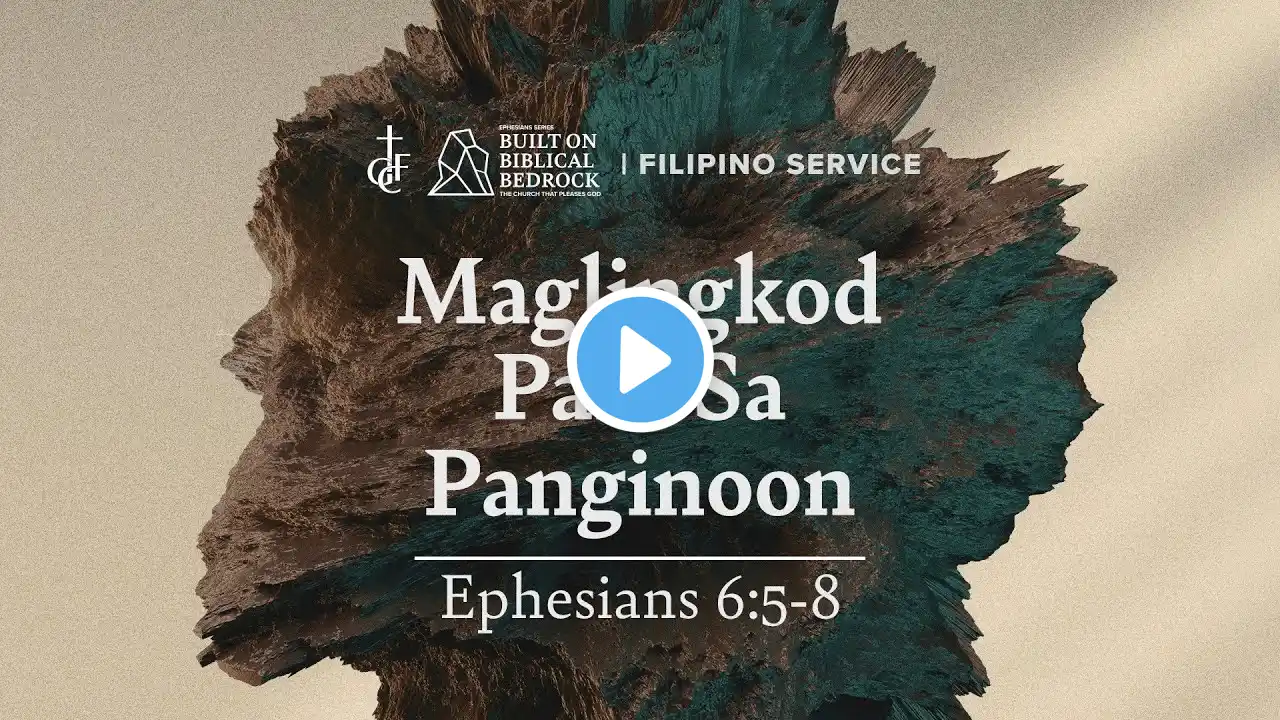 GCF Sunday Worship Service (Filipino) • July 17, 2022 • Pastor BJ Sebastian