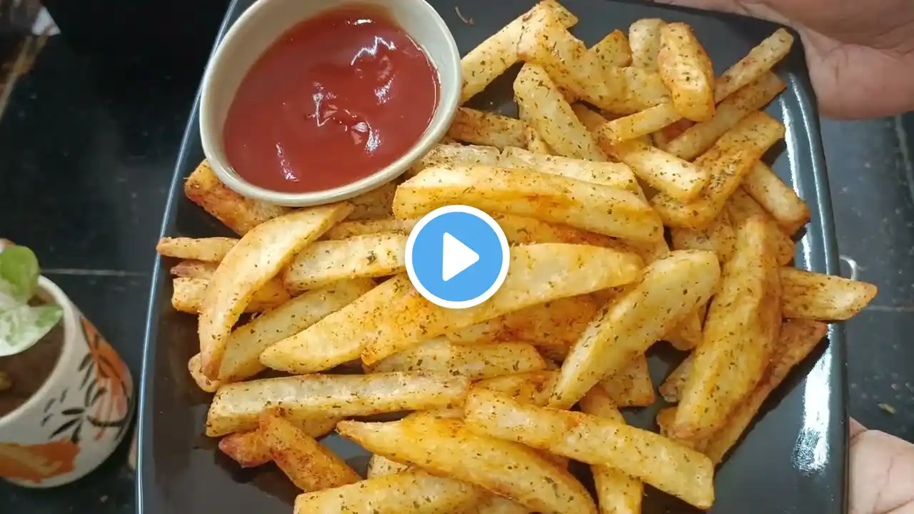 Crispy Homemade French Fries Recipe/How to make FrenchFries/Potato Recipes/ Snacks Recipe every time