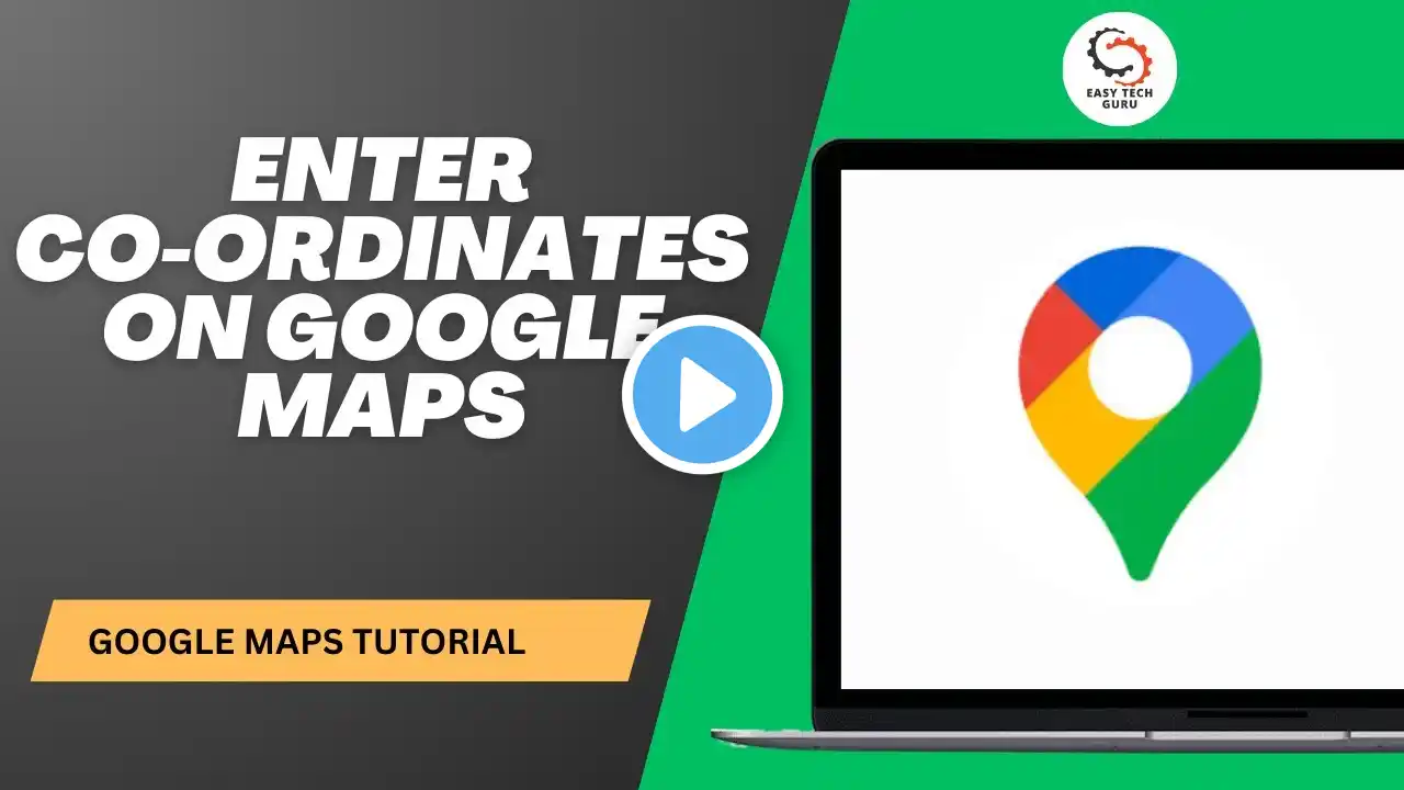 How to Enter Coordinates On Google Maps