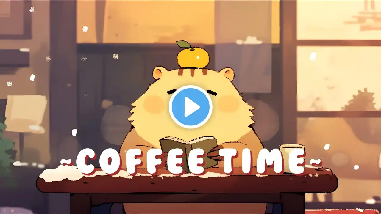 [Full Hour] Capybara Chill Station | Peaceful Beats for Studying & Relaxing 🦫 ✨ 🌙