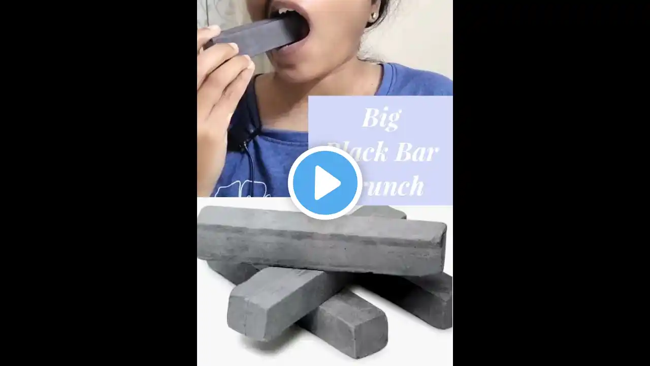 ASMR Crunch || SUPER BIG BLACK BAR 3B's #trending #viral #asmr ‪@crunchyasmrvlog‬