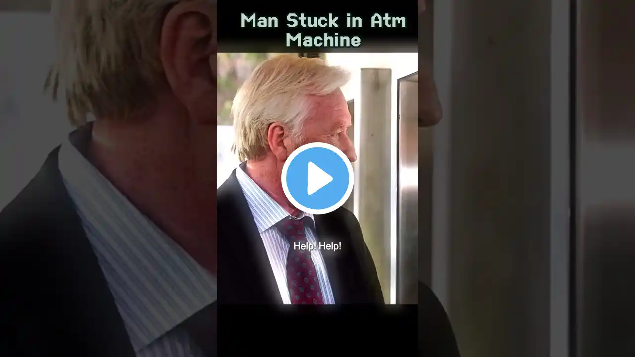 911// The Man Stuck In ATM Machine #tvseries  #shorts  #youtubeshorts