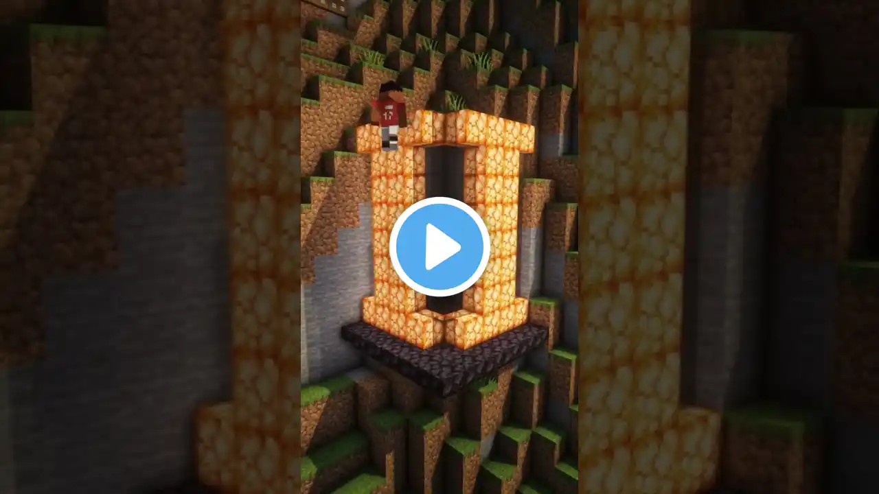 Discover the Glowing 🔥 Tiny  'I' Shape 🏡 House...  in Minecraft