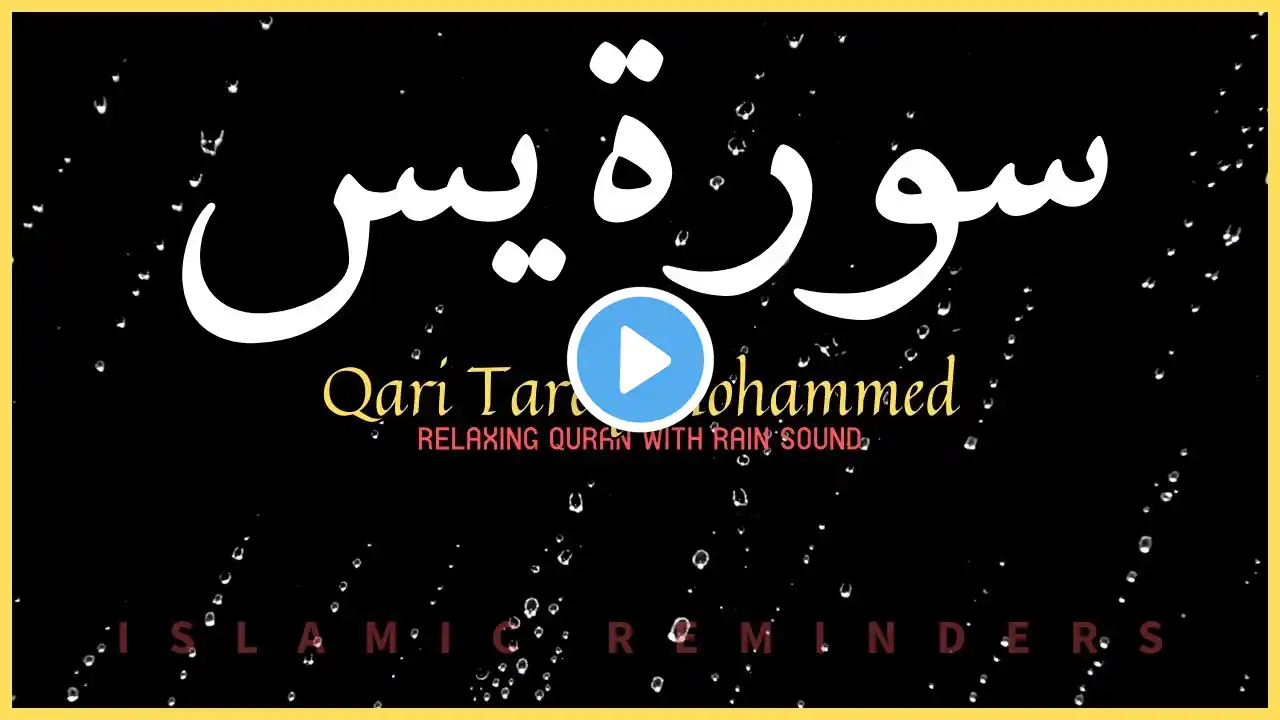 Surah Yaseen || Rain and Peace Quran Recitation for sleeping relaxation meditation #quranrain