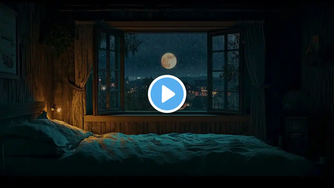 Rain Sounds for Sleeping Dark Screen | SLEEP & RELAXATION | Black Screen