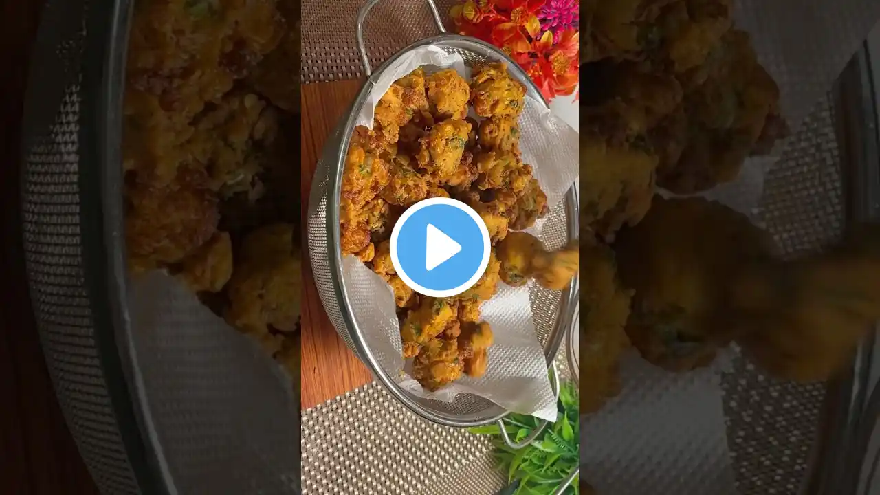 एकदम करारी क्रेसपी गोभी पकौड़ा #gobhipakora #gobhipakoda #recipe #shorts