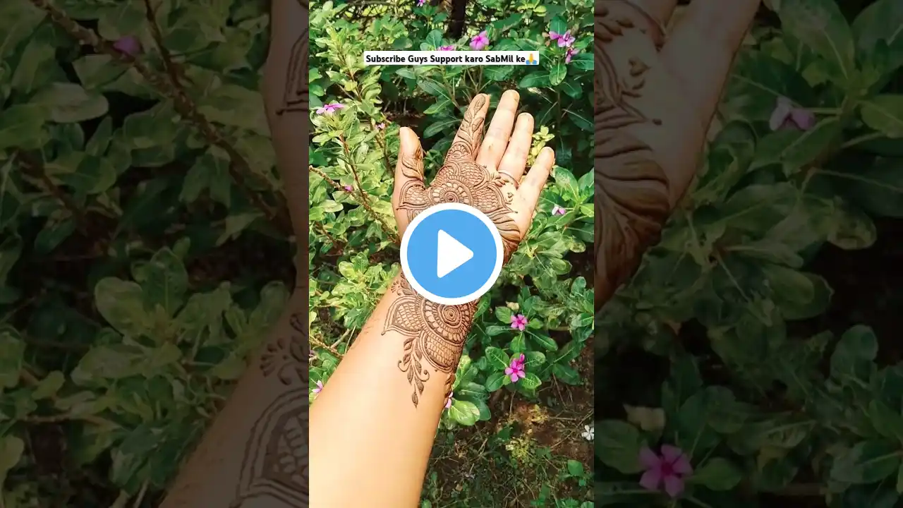 Very Simple Mehndi Design| #mehndi #viral #trending #shorts #shortsfeed #youtubeshorts