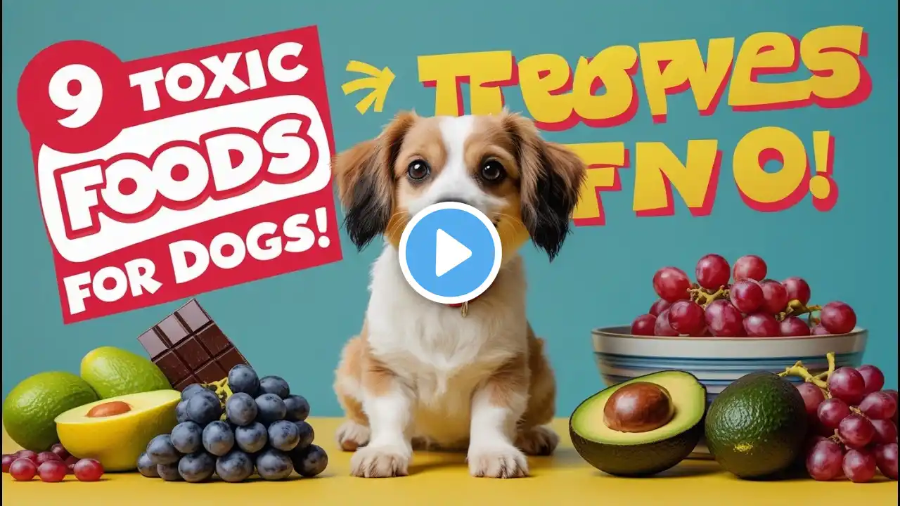 9 Toxic Foods That Can Kill Your Dog – Protect Your Fur Baby! 🐶❌