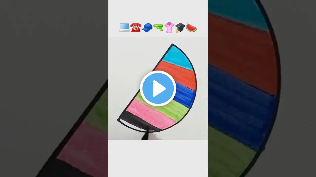 Satisfying creative art 💻☎️🧢🔫👚🎓👾 #shorts #art #drawing #viralvideo #trending