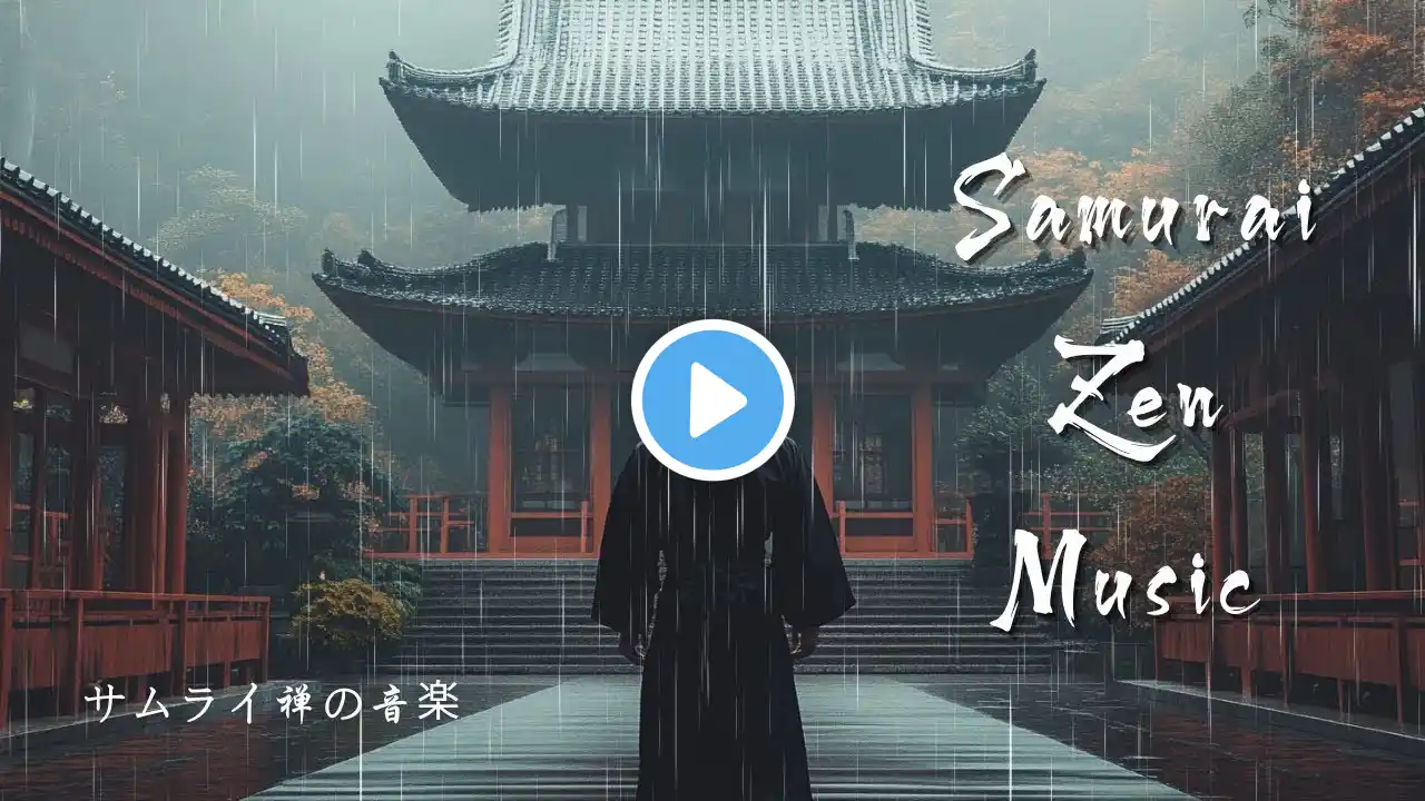 Samurai Meditation in the Rain - Japanese Flute and the Gentle Sound of Rain - 11 Hours