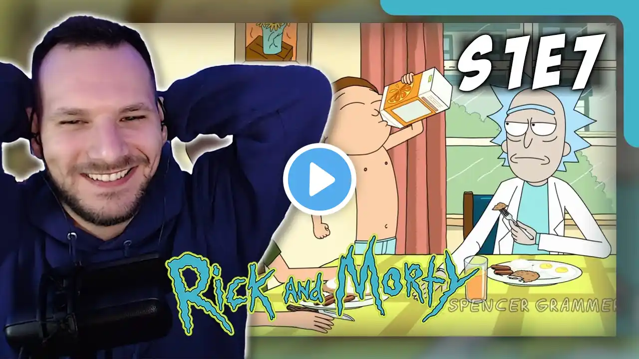 Rick and Morty 1x7 Reaction | First Time Watching | Review & Commentary ✨