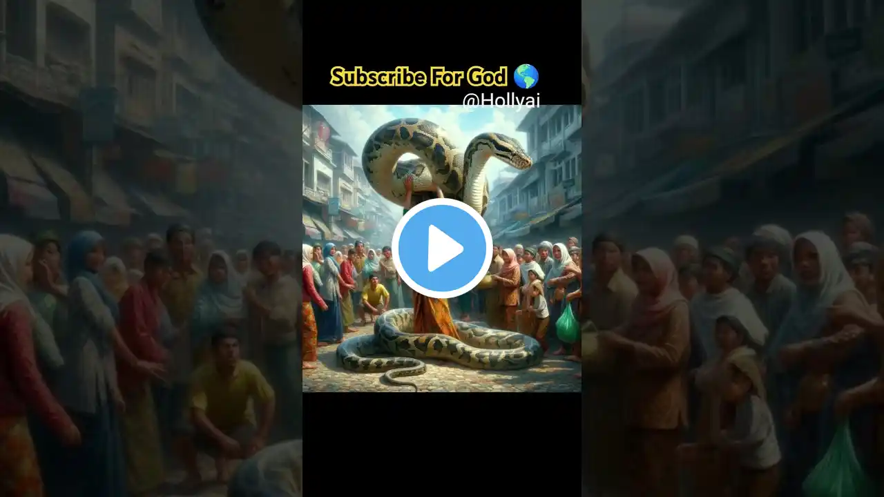 Jesus vs Snake ⚔️ Epic Battle! | #shorts #jesus #miracle #faith #viral#world