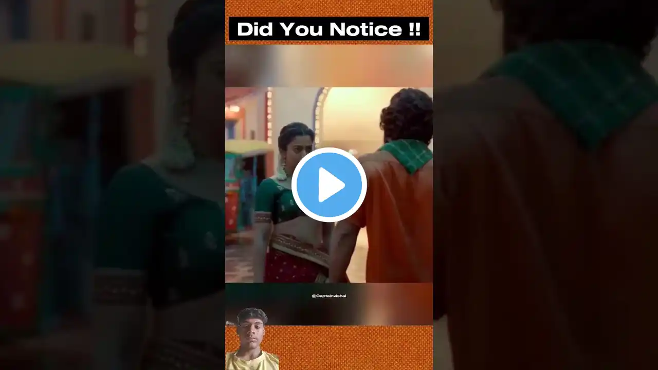 Did You Notice in Pushpa 2: Allu Arjun: Rashmika Mandanna #shorts #ytshorts #shortsvideo