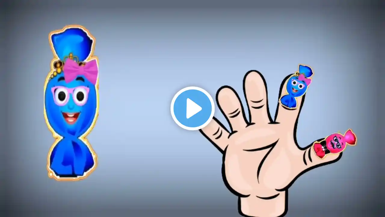 Candy finger family 08 | Candy Finger Family Song Corn colour Rhyme + rhymes