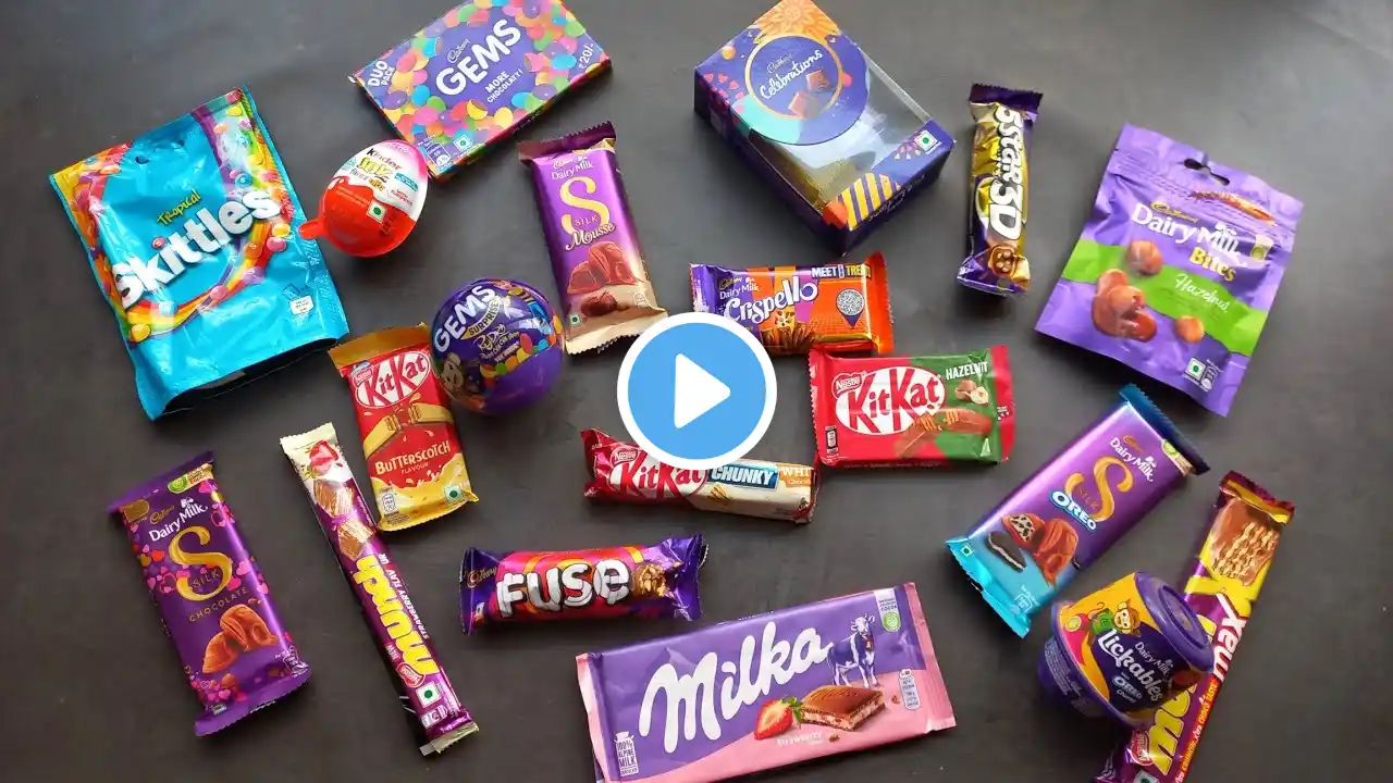 100 chocolate opening videos,surprise toys, lots of chocolates , Cadbury celebration unboxing