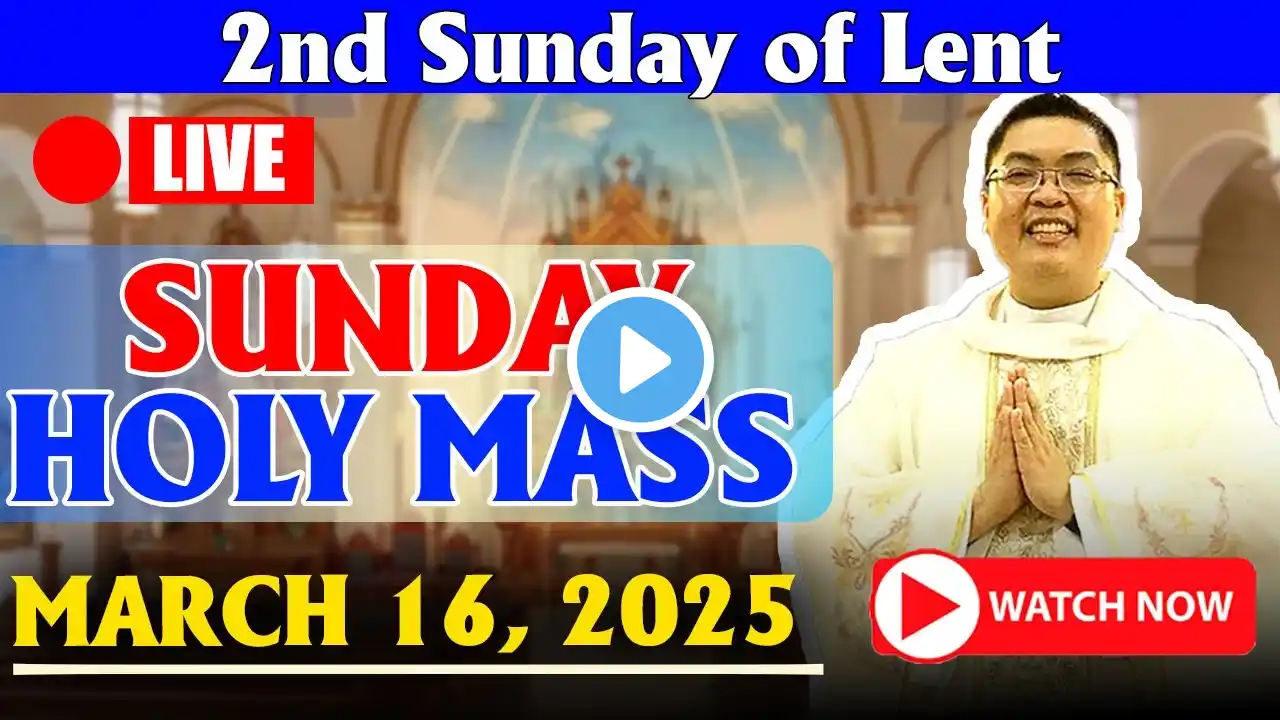 SUNDAY FILIPINO LIVE MASS TODAY || MARCH 16, 2025 || FR. JOWEL JOMARSUS GATUS