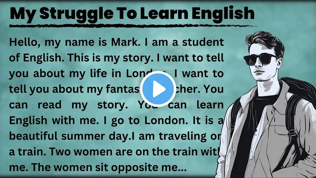 My Struggle To Learn English || Learn English Speaking || Graded Reader || Improve Your English