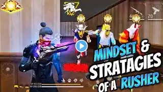 Mindset & Strategy of a  rusher in tournament    | How to become T1 rusher in free fire tournaments.