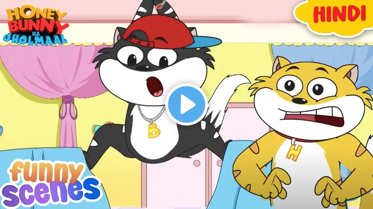 Honey Bunny Best Scenes | Cartoon For Kids | Compilation-276 | Yo Kids Comedy | S21