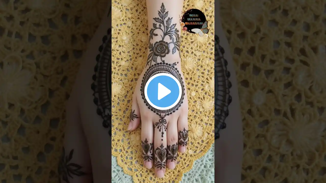 Easy And Simple Mehndi Design | Mehndi Design #mehndi #shorts #mehndi #henna