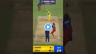 RCB vs CSK match thriller highlights #shorts #ipl #viratkohli #cricket