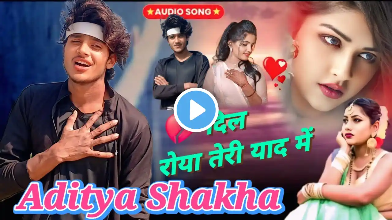 दिल रोया तेरी याद में | Dil Roya Teri Yad Mein (Dil Roya) Aditya Shakha Ak 2 Style Bewafa Sad Song