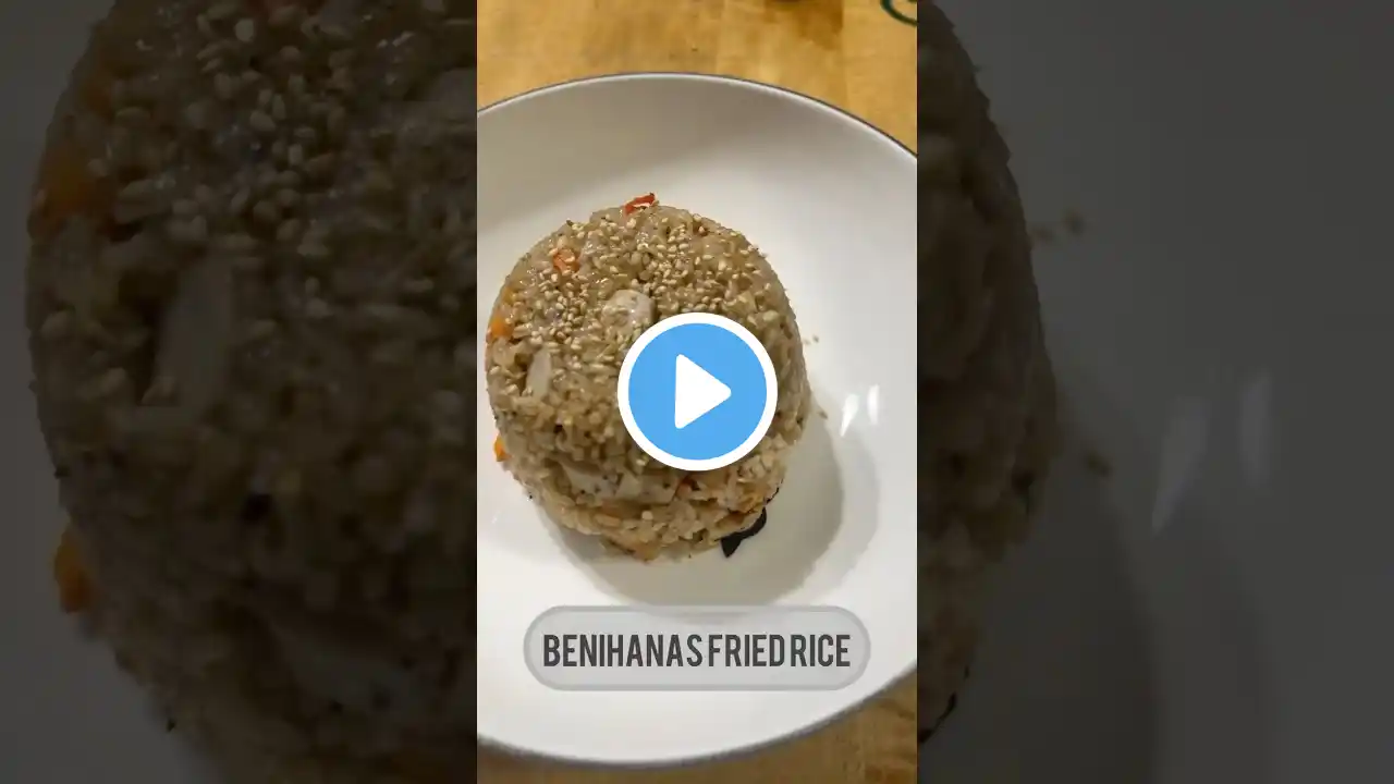 Benihanas famous fried rice #recipe #foodasmr #asmr #dalstrong #friedrice