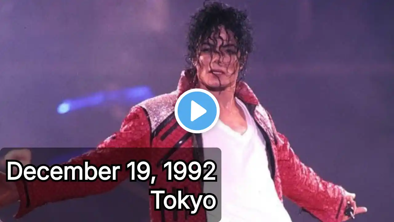 Michael Jackson - Dangerous Tour Live In Tokyo (December 19, 1992)